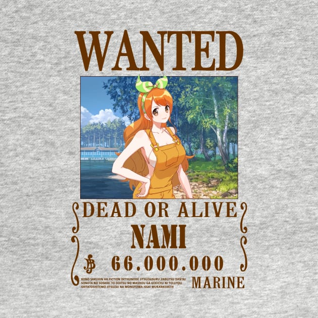 Nami One Piece Wanted by Teedream